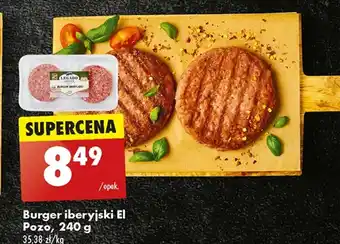 Biedronka Burger El Pozo oferta