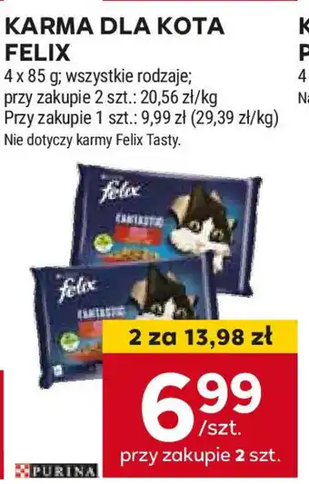 Stokrotka KARMA DLA KOTA FELIX 4 x 85 g oferta