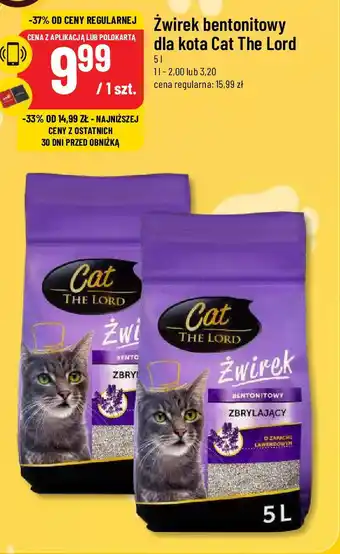 Polomarket Żwirek bentonitowy dla kota Cat The Lord 5 l oferta