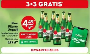 Żabka Piwo Pilsner Urquell oferta