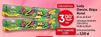 Żabka Lody Genzie, Ekipa Koral 65 ml oferta