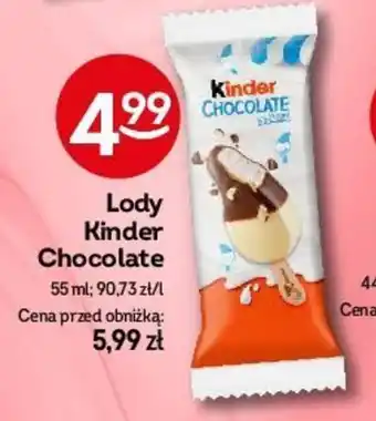 Żabka Lody Kinder Chocolate 55 ml oferta