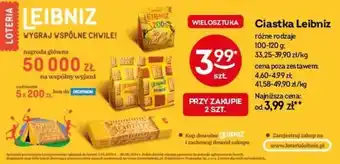 Żabka Ciastka Leibniz 100-120 g oferta