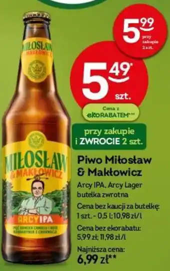 Żabka Piwo Miłosław & Makłowicz 0,5 l oferta