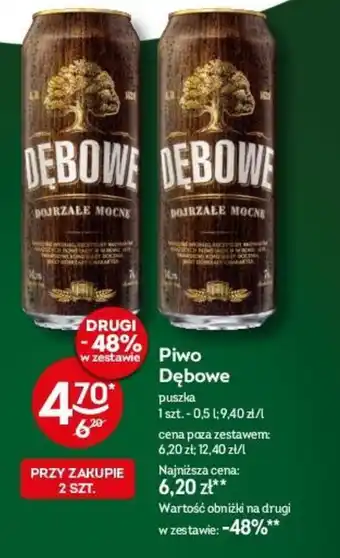 Żabka Piwo Dębowe 0,5 l oferta