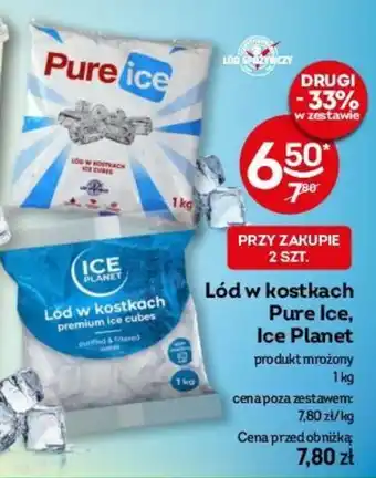 Żabka Lód w kostkach Pure ice, Ice Planet 1 kg oferta