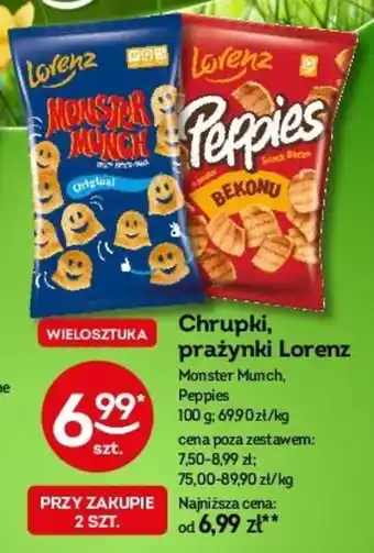 Żabka Chrupki, prażynki Lorenz 100 g oferta