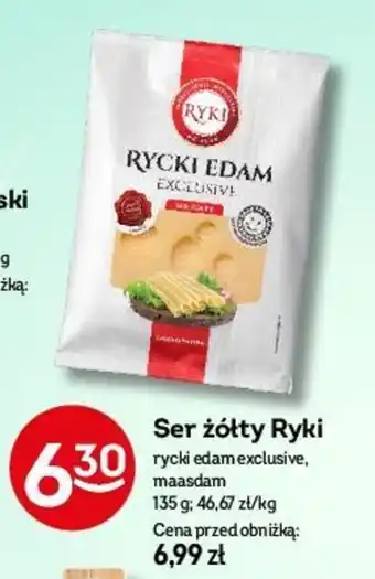 Żabka Ser żółty Ryki 135 g oferta