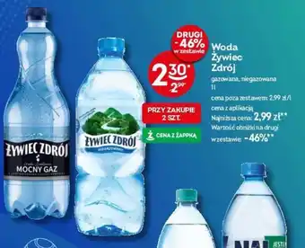 Żabka Woda Żywiec Zdrój 1 l oferta