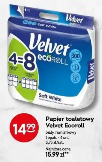 Żabka Papier toaletowy Velvet Ecoroll 4 szt. oferta