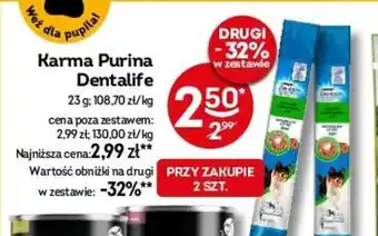 Żabka Karma Purina Dentalife 23 g oferta