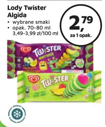 Odido Lody Twister Algida 70-80 ml oferta