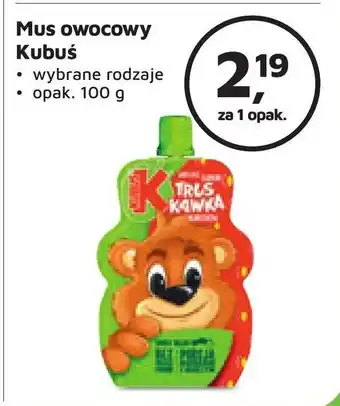 Mus owocowy Kubuś 100 g