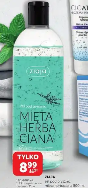 Ziko Dermo Ziaja Żel pod prysznic mięta herbaciana 500 ml oferta