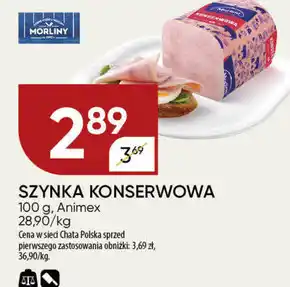 Chata Polska Morliny Szynka konserwowa oferta