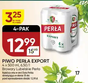 Chata Polska Piwo Perła oferta