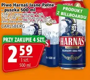 Prim Market Harnaś Piwo jasne pełne 500 ml oferta