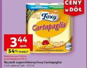 Auchan Foxy Cartapaglia Ręcznik kuchenny 2 rolki oferta