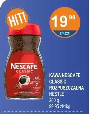 Rabat NESCAFÉ Classic Kawa rozpuszczalna 200 g oferta