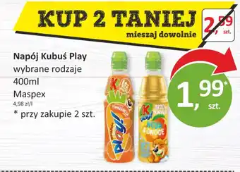 Passa Napój Kubuś Play Maspex 400ml oferta