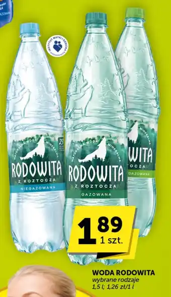Groszek WODA RODOWITA 1,5 l oferta