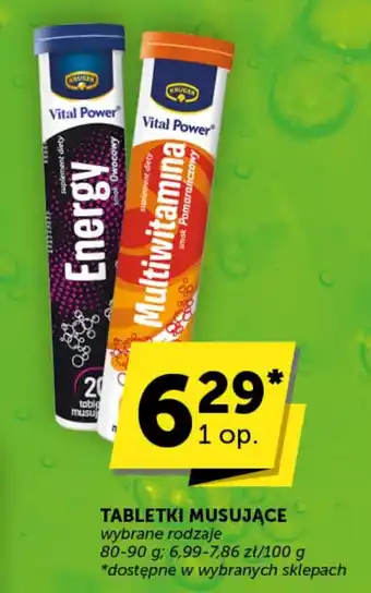 TABLETKI MUSUJĄCE 80-90 g