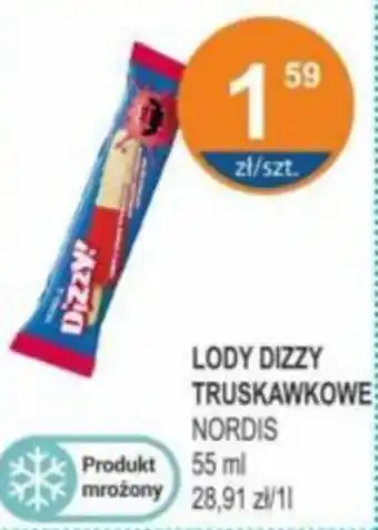 Rabat LODY DIZZY TRUSKAWKOWE NORDIS 55 ml oferta