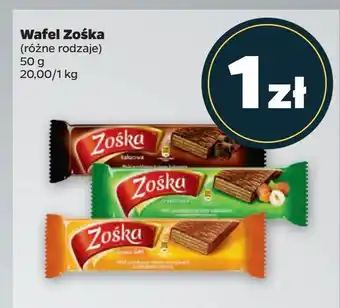 Netto Wafelek orzechowy Zośka oferta