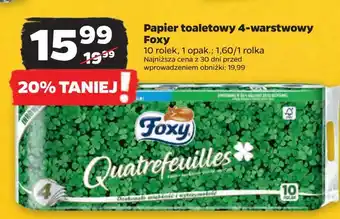 Netto Papier toaletowy Foxy Quatrefeuilles oferta