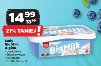 Netto Lody śmietankowe Algida Big Milk oferta
