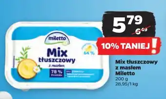 Netto Mix tłuszczowy z masłem Miletto oferta