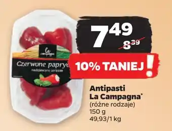 Netto Papryczki czerwone nadziewane serkiem La Campagna oferta
