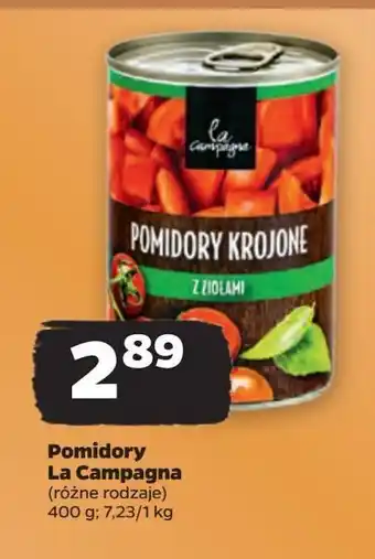 Netto Pomidory krojone z ziołami La Campagna oferta