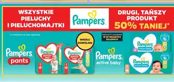 Netto Pieluszki dla dzieci 3 midi Pampers Active Baby oferta