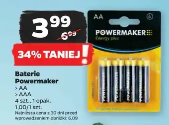 Netto Baterie aa Powermaker Energy Plus oferta
