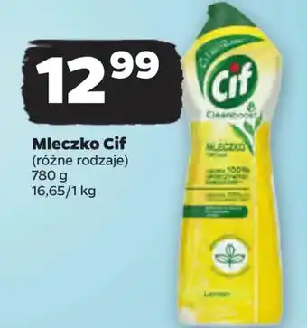 Netto Mleczko do czyszczenia z mikrokryształkami lemon Cif Cream oferta