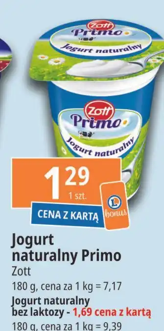 E.Leclerc Jogurt naturalny bez laktozy Zott Primo oferta