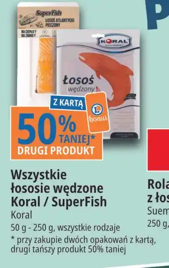 E.Leclerc Łosoś wędzony sałatkowy Koral (Graal) oferta