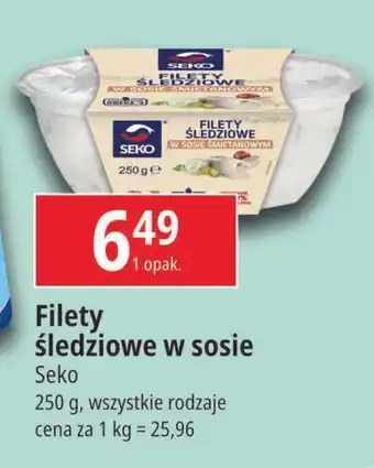 E.Leclerc Filety śledziowe w sosie śmietanowym Seko oferta