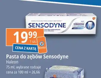 E.Leclerc Pasta do zębów mint Sensodyne Odbudowa I Ochrona oferta