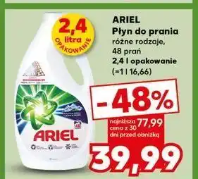 Kaufland Płyn do prania mountain fresh Ariel oferta