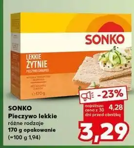 Kaufland Pieczywo lekkie żytnie Sonko oferta