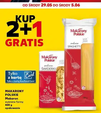 Kaufland Makaron spaghetti Makarony Polskie oferta