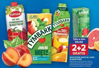 WSZYSTKIE NAPOJE I SOKI W KARTONIE