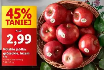 Lidl Polskie jabłka grójeckie 1kg oferta