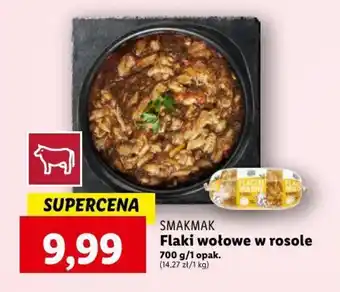 Lidl SMAKMAK Flaki wołowe w rosole 700g oferta