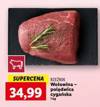 Lidl RZEŹNIK Wołowina polędwica cygańska 1kg oferta