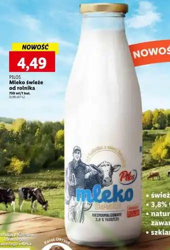 Lidl PILOS Mleko świeże od rolnika 750 ml oferta