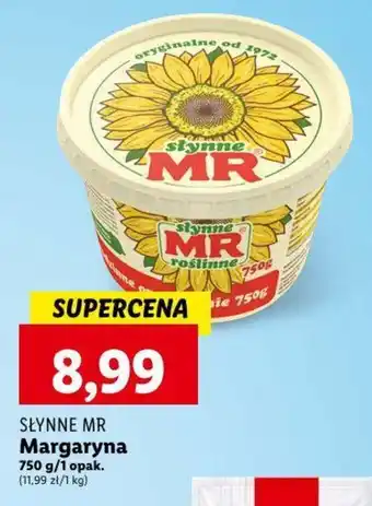 Lidl SŁYNNE MR Margaryna 750g oferta