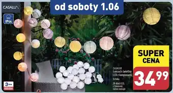 ALDI Łańcuch świetlny solarny led Casalux oferta